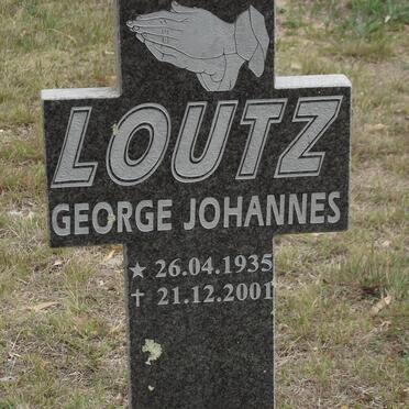 LOUTZ George Johannes 1935-2001