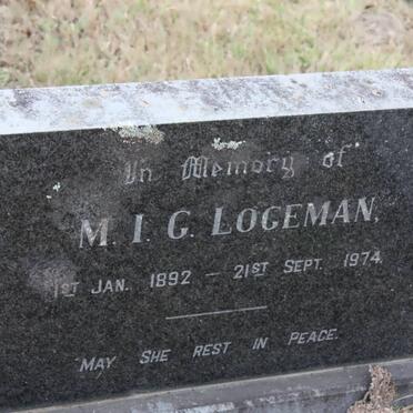LOGEMAN M.I.G. 1892-1974