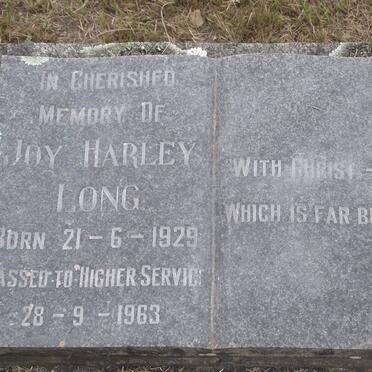 LONG Joy Harley 1929-1963