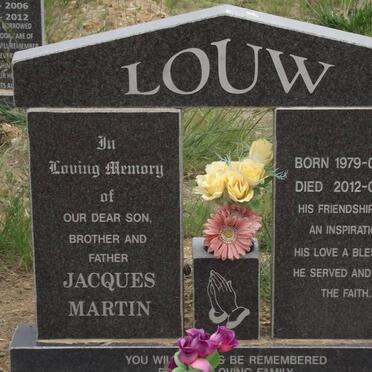 LOUW Jacques Martin 1979-2012