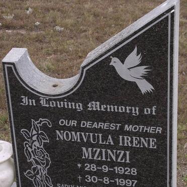 MZINZI Nomvula Irene 1928-1997