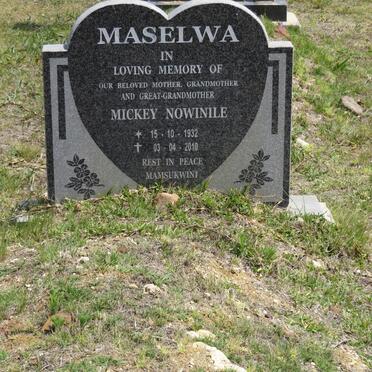 MASELWA Mickey Nowinile 1932-2010