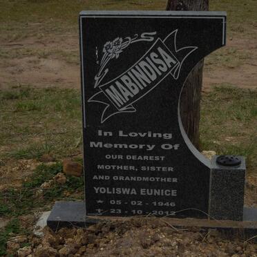 MABINDISA Yoliswa Eunice 1946-2012