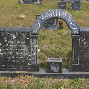 MARDON Clive Marcus 1953-1983