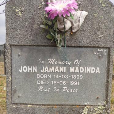 MADINDA John Jamani 1899-1991
