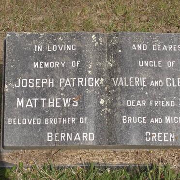 MATTHEWS Joseph Patrick