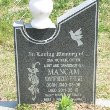 MANCAM Nontuthuzelo Fihliwe 1940-2011