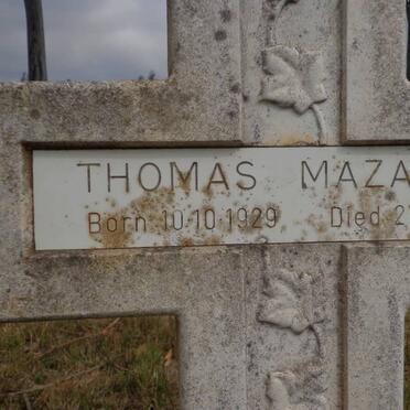 MAZALENI Thomas 1929-1998