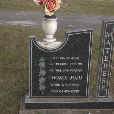 MATEBESE Thozie Jojo 1949-2003