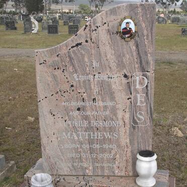 MATTHEWS Vuyisile Desmond 1940-2002