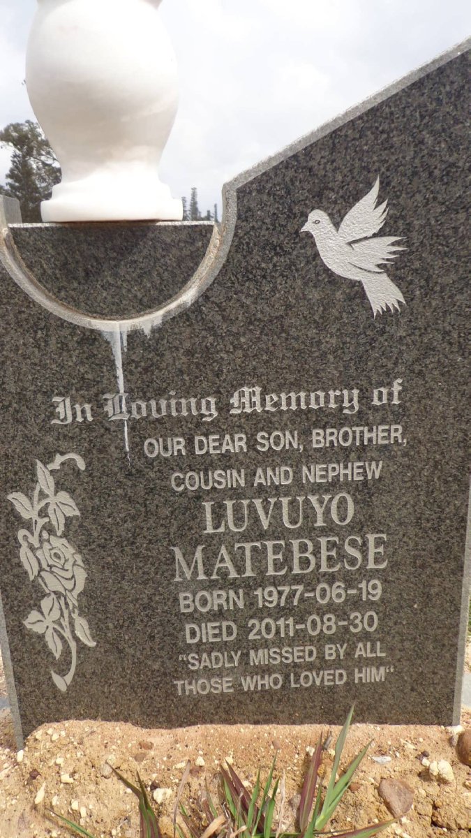 MATEBESE Luvuyo 1977-2011