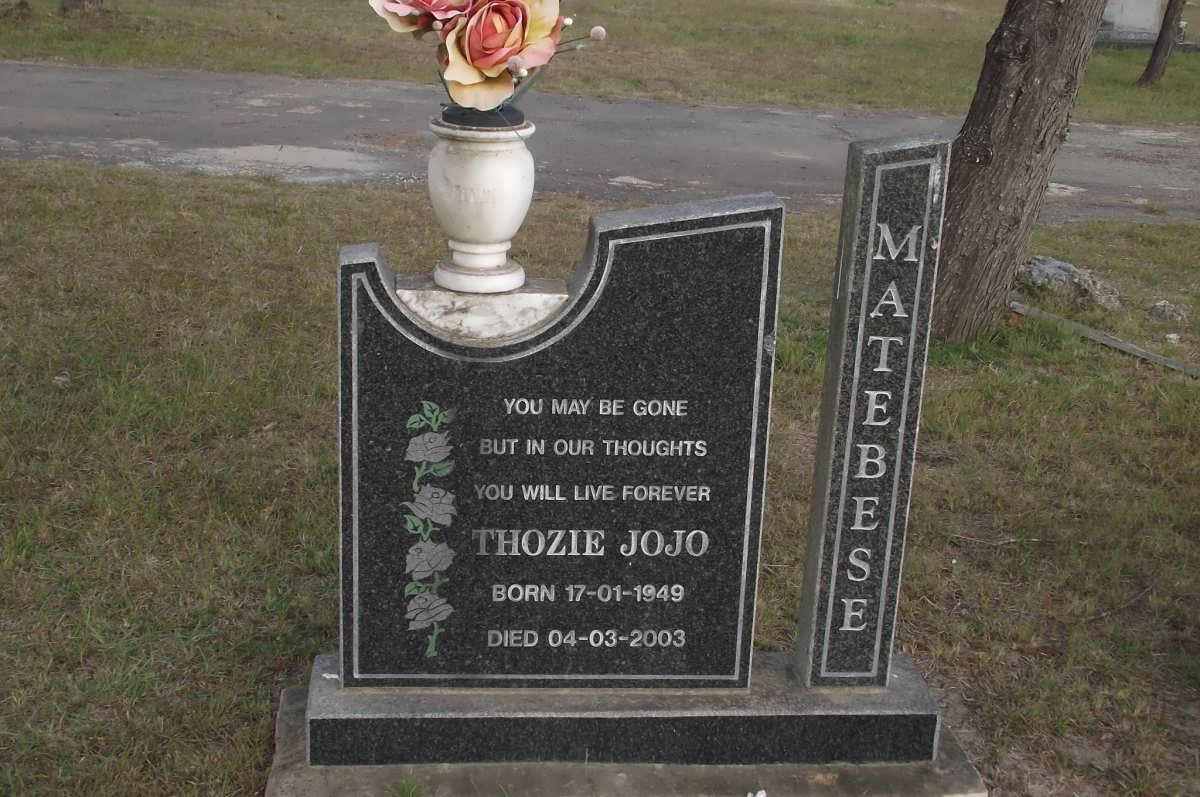 MATEBESE Thozie Jojo 1949-2003