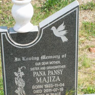 MAJIZA Pana Pansy 1923-2011