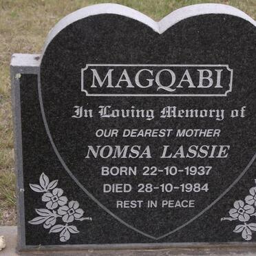 MAGQABI Nomsa Lassie 1937-1984