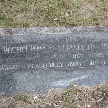 MAREE Samuel &amp; Wilhelmina Elizabeth 1889-1958