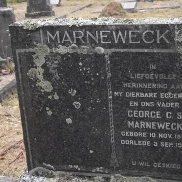 MARNEWECK George C.S. 1868-1932