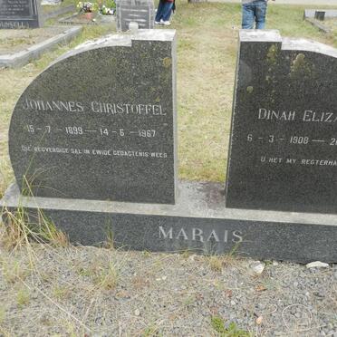 MARAIS Johannes Christoffel 1899-1967 &amp; Dinah Elizabeth 1908-1973