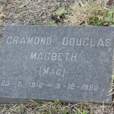 MACBETH Cramond Douglas 1912-1980