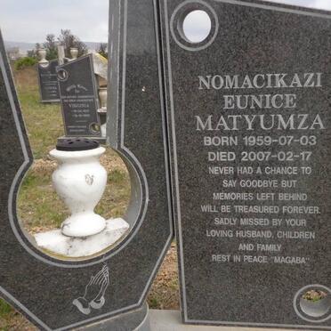 MATYUMZA Nomacikazi Eunice 1959-2007