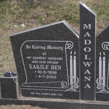 MADOLWANA Xakile Ben 1936-2000