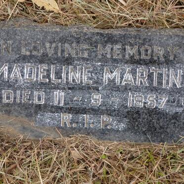 MARTIN Madeline -1957