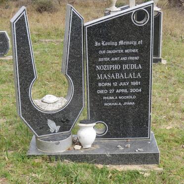 MASABALALA Nozipho Dudla 1961-2004