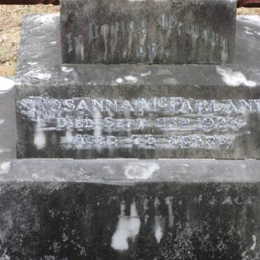 McFARLAND Rosanna -1923