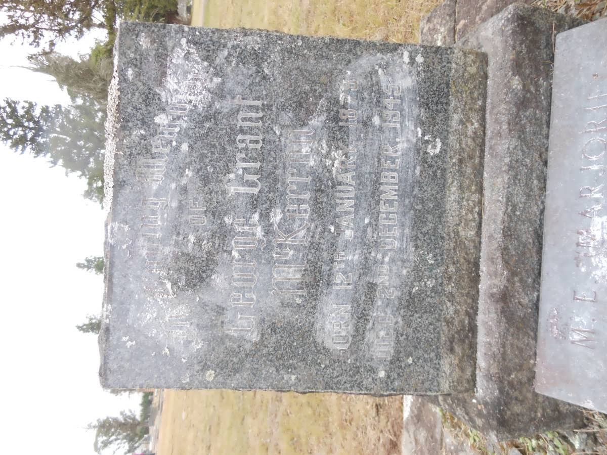 McKERRON George Grant 187?-1945