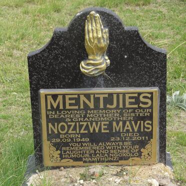 MENTJIES Nozizwe Mavis 1949-2011