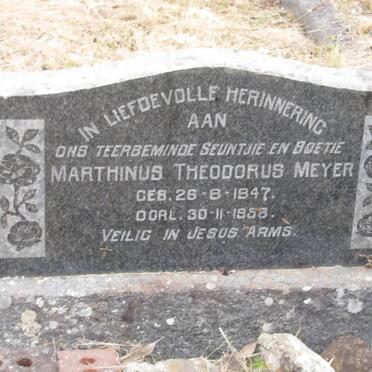 MEYER Marthinus Theodorus 1947-1958