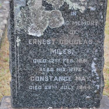 MILES Ernest Douglas -1951 &amp; Constance May -1944