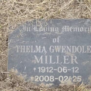 MILLER Thelma Gwendolen 1912-2008