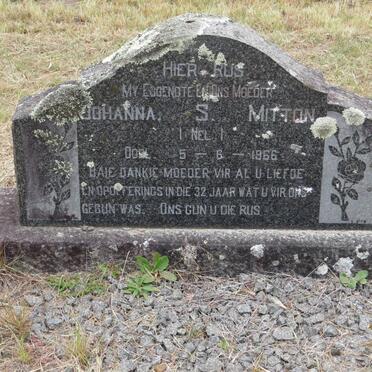 MITTON Johanna S. nee NEL -1966