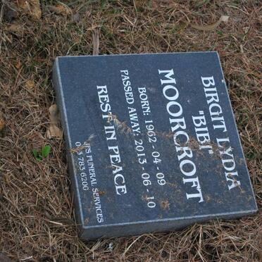 MOORCROFT Birgit Lydia 1962-2013