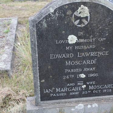 MOSCARDI Edward Lawrence -1966 &amp; Ian Margaret -1975