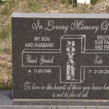 MOYAKHE Shanti Yendall Lola 1948-2001