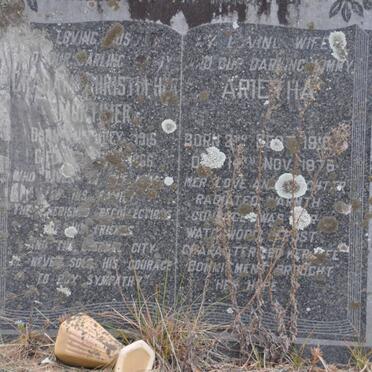 MORTIMER Graham Christopher 1916-1966 &amp; Arietha 1916-1976