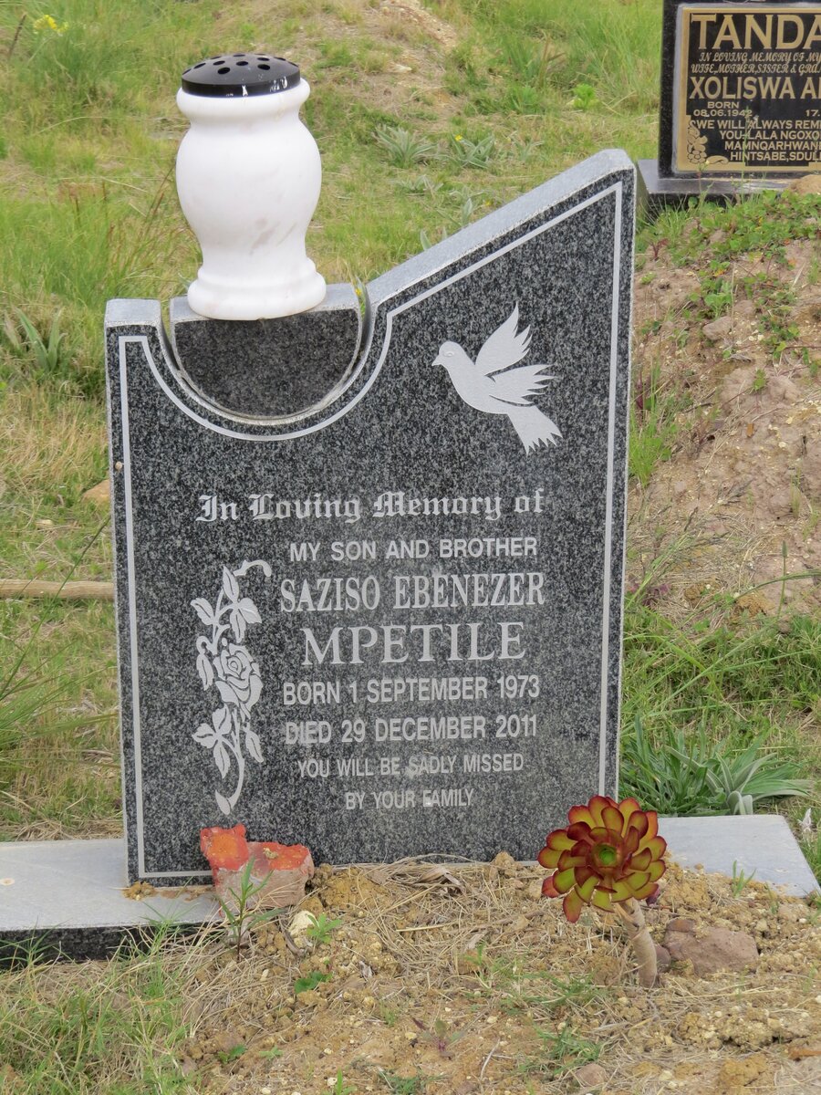 MPETILE Saziso Ebenezer 1973-2011