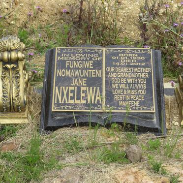 NXELEWA Fungiwe Nomawunteni Jane 1930-2012