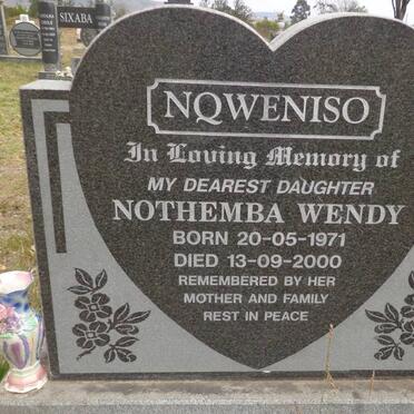 NQWENISO Nothemba Wendy 1971-2000