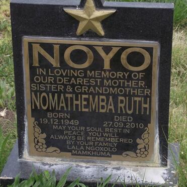 NOYO Nomathemba Ruth 1949-2010