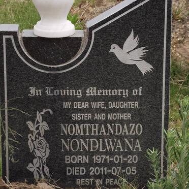NONDLAWANA Nomthandazo 1971-2011