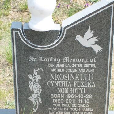 NKOSINKULU Cynthia Fuzeka Nombotyi 1961-2011