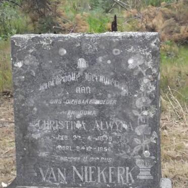 NIEKERK Christina Alwyna, van 1879-1954