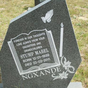 NGXANDE Stump Mabel 1939-2011