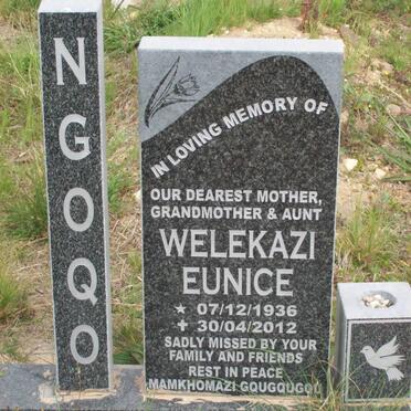NGOQO Welekazi Eunice 1936-2012
