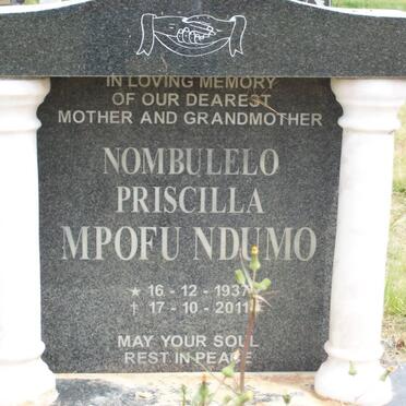 NDUMO Nombulelo Priacilla, Mpofu 1937-2011