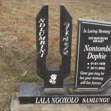 NDLUMBINI Nontombi Dophie 1938-2002