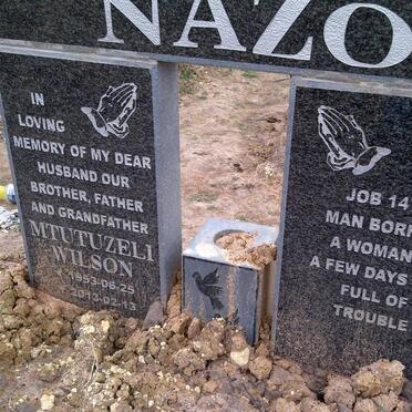 NAZO Mtutuzeli Wilson 1953-2013
