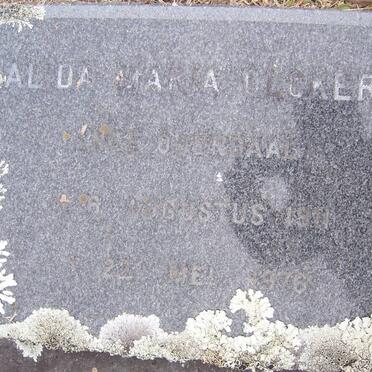 OLCKERS Alda Maria nee ODENDAAL 1911-1976